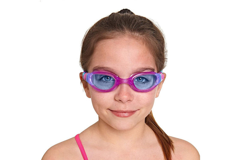 Zoggs Childrens/Kids Phantom 2.0 Swimming Goggles (Purple/Aqua Blue/Tint) (One Size)