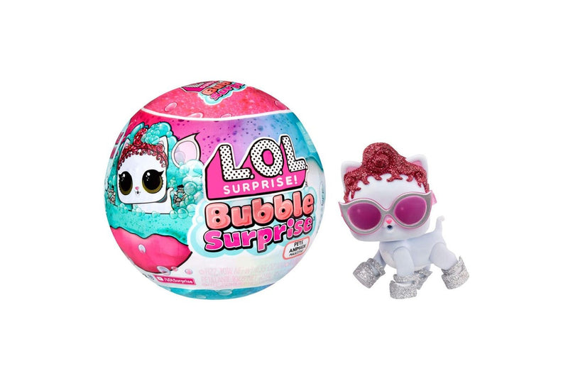 L.O.L. Surprise! Bubble Surprise Kids Pets Mystery Ball Play Toy Assorted 4+