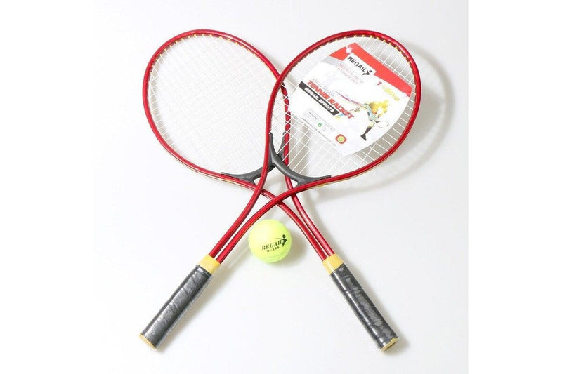 2Pcs Set Teenager's Tennis Racket Red Racquets