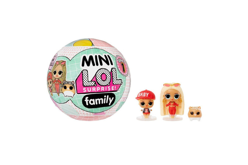 L.O.L. Surprise 9cm OMG Mini Family Ball Doll Kids Children 8y+ Toy Assorted