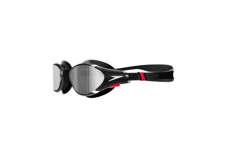 Speedo Unisex Adult 2.0 Mirror Biofuse Swimming Goggles (Black/Silver) (One Size)