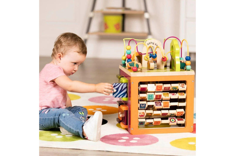 B. Zany Zoo Wooden Activity Cube