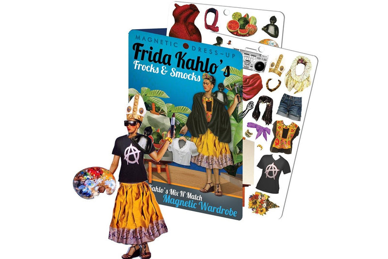 Unemployed Philosophers Guild 27cm Frida Kahlo Kids Magnetic Dress Up Fun Toy