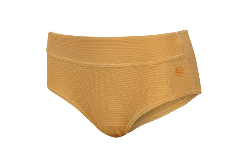 Regatta Womens/Ladies Paloma Textured Bikini Bottoms (Mango Yellow) (14 UK)