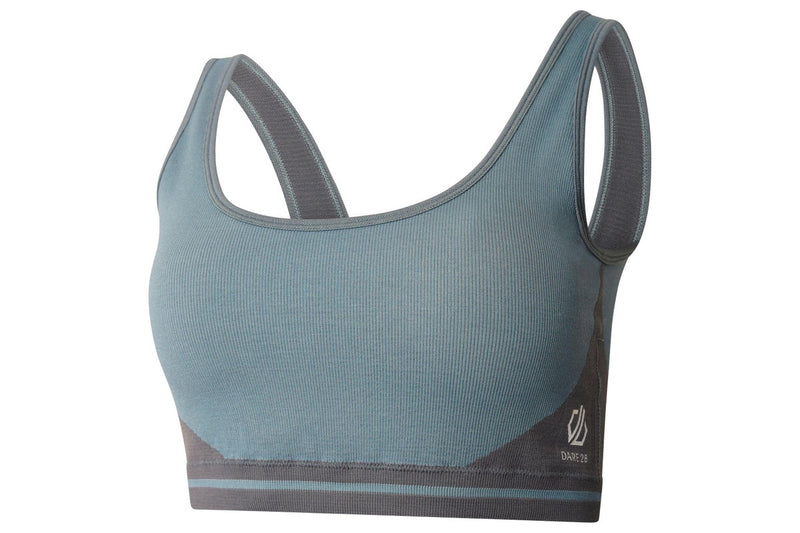 Dare 2B Womens/Ladies Don´t Sweat It Recycled Bikini Top (Bluestone/Orion Grey) (M)