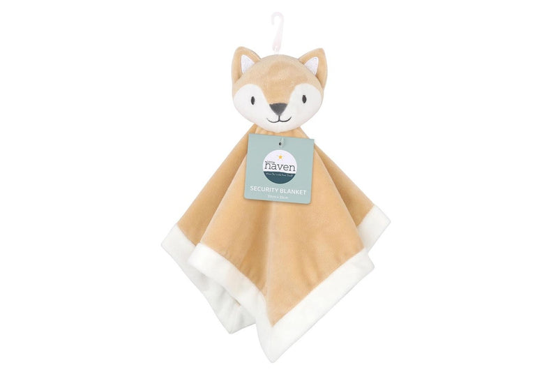 3x Little Haven Security Fox Soft Comfort Gentle Baby Wrap Blanket 32cm 0M+