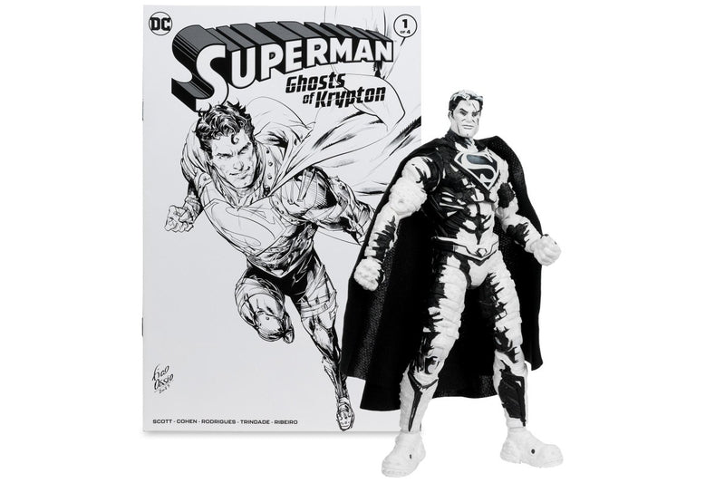 Dc Multiverse: Superman Series Sketch Edition (Gold Label) - 7" Action Figures (4 Pack)