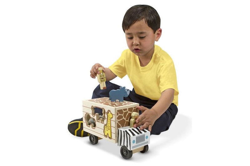 Melissa & Doug: Animal Rescue - Shape Sorting Truck