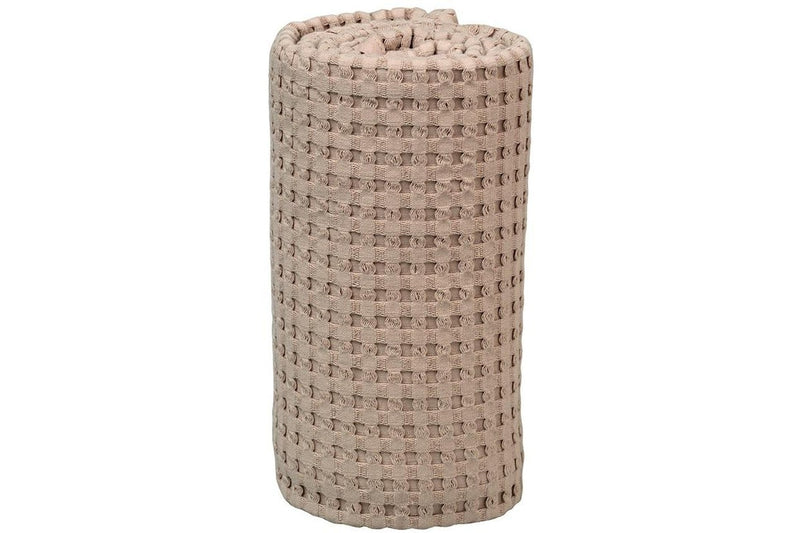 Lulujo: Waffle Blanket - Sand