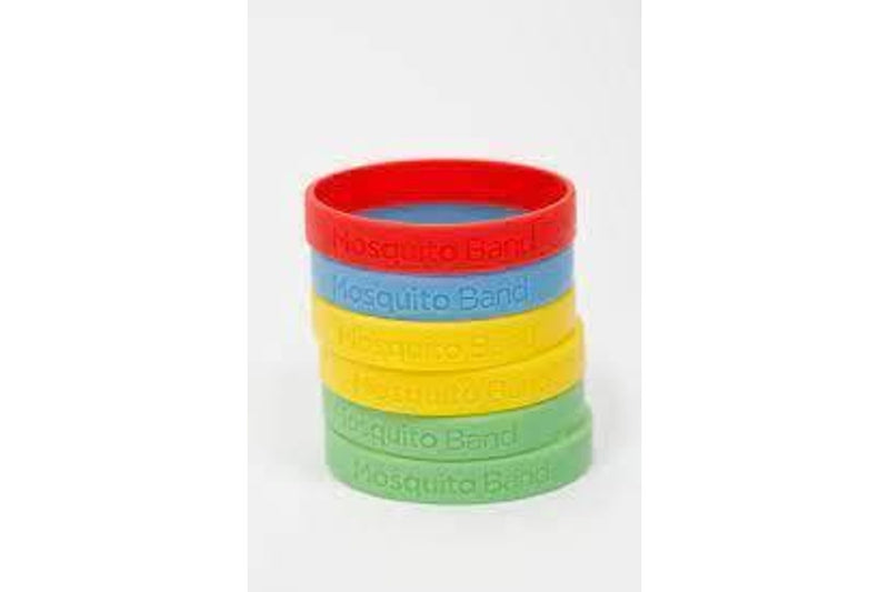 6x Mozzigear Anti Insect Mosquito Kids Wrist Band Repellent Repellant BULK