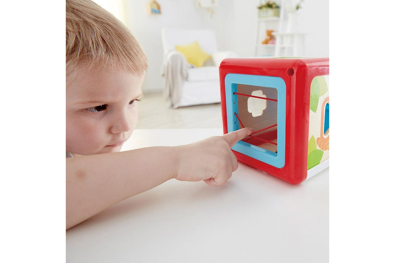 Hape Shape Sorting Box Educational Learning Activity Kids Toddler Play Toy 12m+