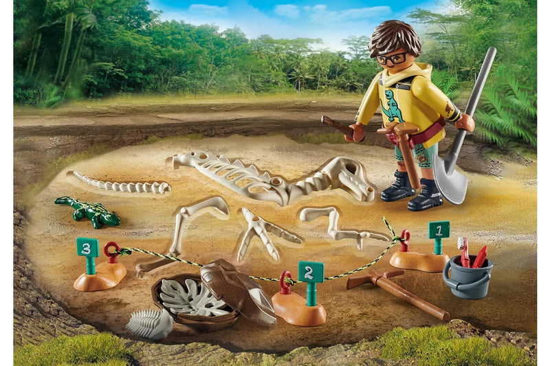 Playmobil: Archaelological Dig with Dino Skeleton (71527)