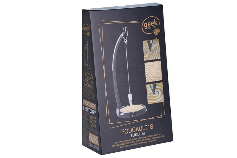 Geek Culture Foucault's Hanging Plastic Sand Pendulum Office Desk Accessory 38cm