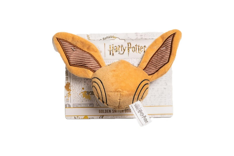 2x Harry Potter Golden Snitch Soft Plush Squeaking Dog Play Toy 20cm Orange