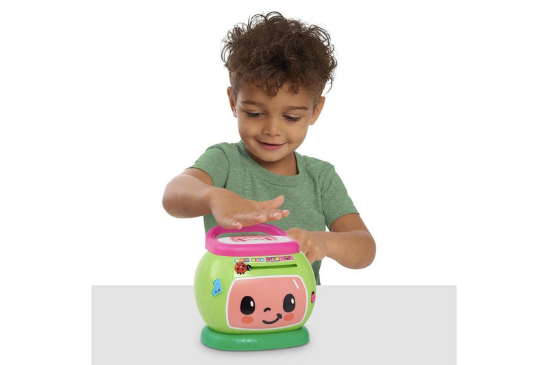 Cocomelon Kids Toddler Melon Drum 20cm LED ABC Math Display Learning Toy 18m+