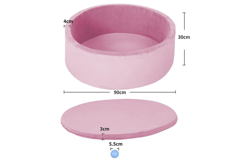 Bopeep Kids Balls Pit Baby Ocean Play Foam Pool Barrier Toy Padding Child Pink