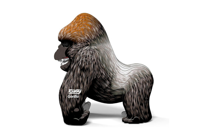 Eugy: Gorilla - 3D Cardboard Model