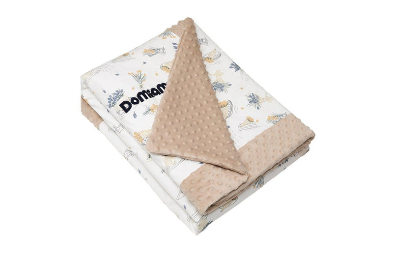 Thick Padded Minky Cotton Kids Blanket - 2.5 tog Wildflower Boquet