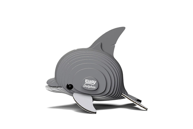 Eugy: Dolphin - 3D Cardboard Model