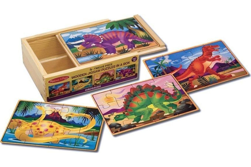 Melissa & Doug: Dinosaur - Puzzles in a Box