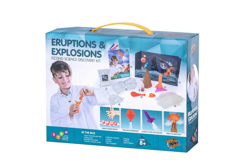 Heebie Jeebies Eruptions and Explosions Children's Science Learning Toy Set 8+