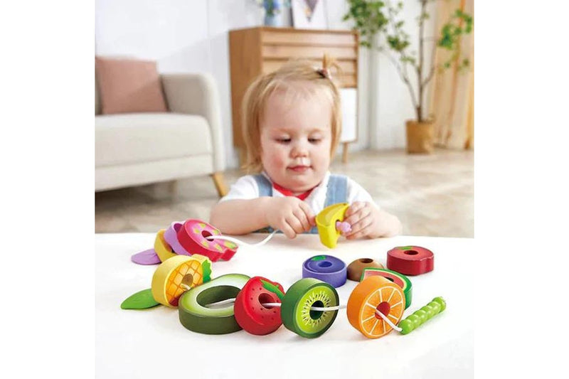 Hape: Caterpillar Fruit Feast - Wooden Set