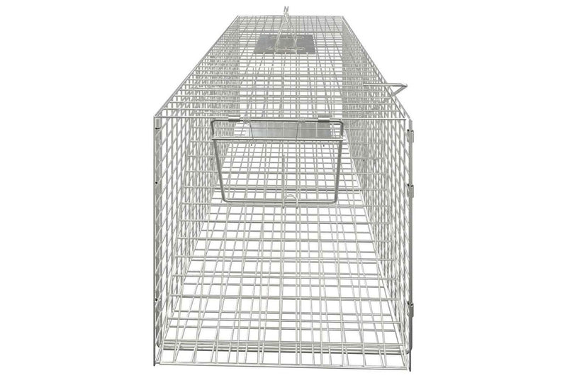 Animal Trap 64.5x25x26.5 cm Galvanised Iron vidaXL