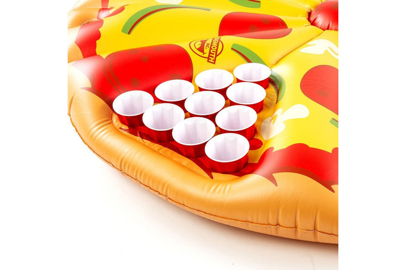 BigMouth Inc. Inflatable Double Pizza Pong Floating Swimming Pool Fun Play Game