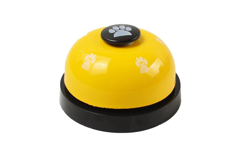 Pet Training Bells Dog Cat Training Equipment Interactive Toy Yellow