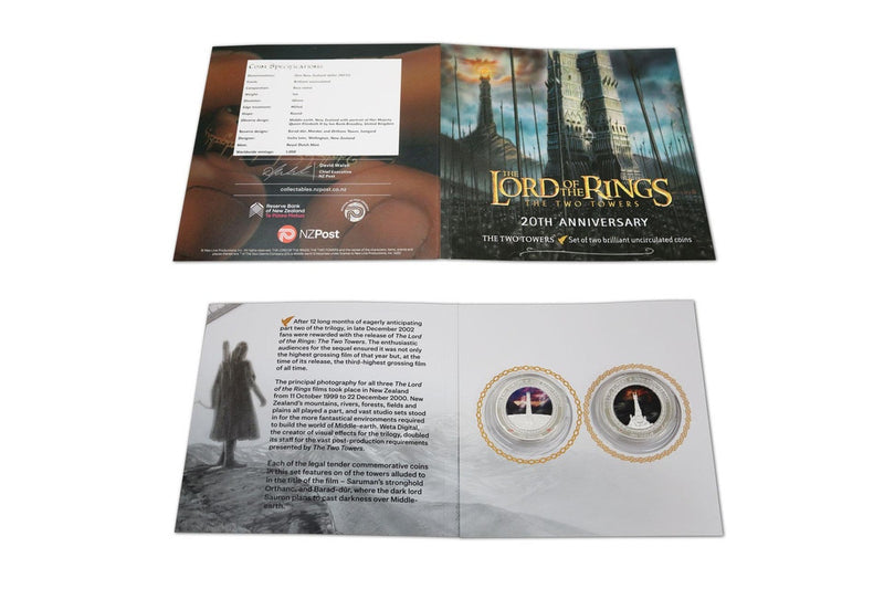 LOTR: Two Towers - Brilliant Uncirculated Coin Set