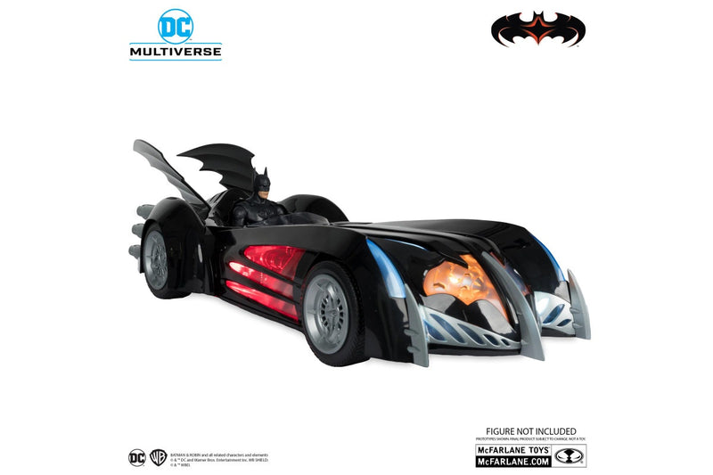 DC Multiverse: Batmobile (Batman & Robin) w/Lights and Sound - 24.5" Vehicle