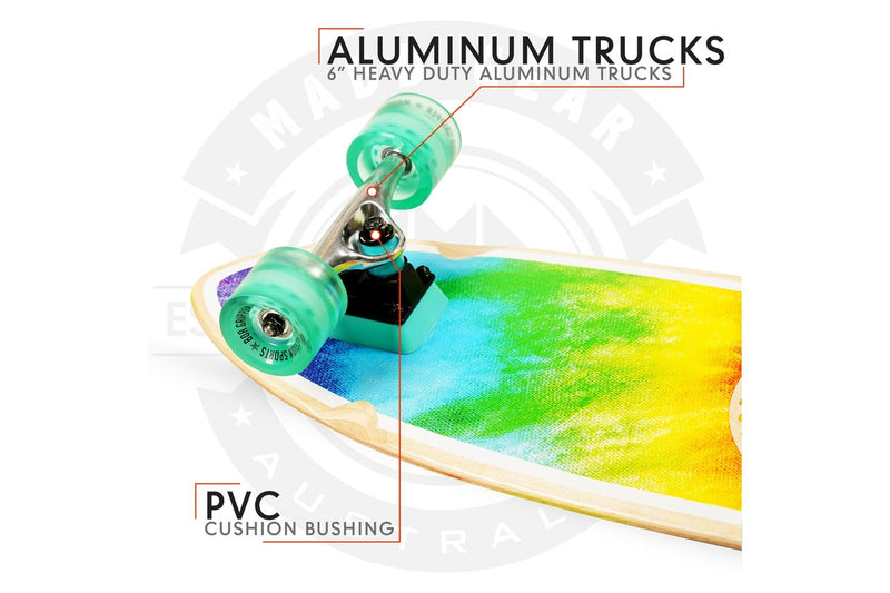 Madd Gear 36" Pintail Longboard - Tie Dye