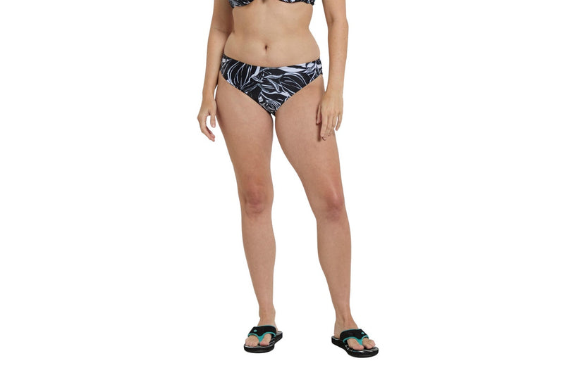 Animal Womens/Ladies Docks Patterned Bikini Bottoms (Jet Black) (20 UK)