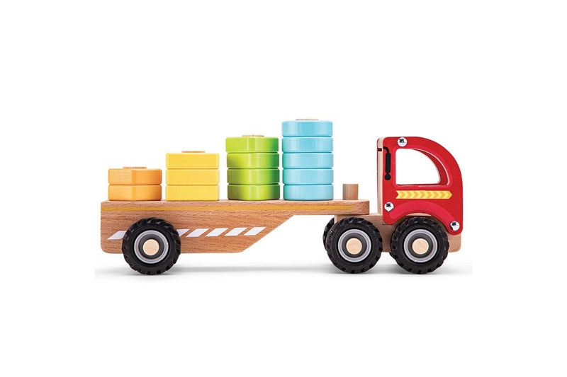 New Classic Toys Stacking Shape Truck Kids Children Educational Wooden Toy 18m+