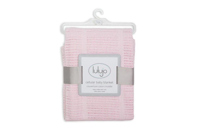 Lulujo: Cellular Blanket - Pink