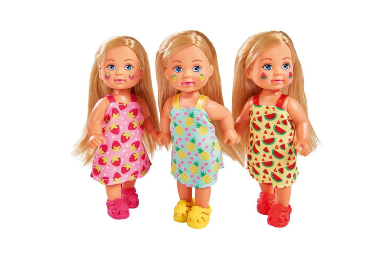 3x Simba Evi Love Cute Fruits Doll Playset Children Imaginative Play Toy 3+ Asst