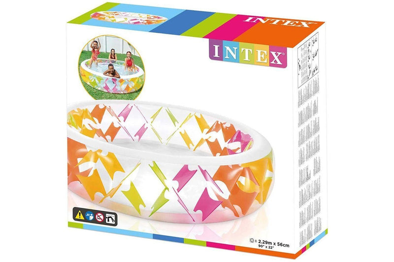 Intex: Inflatable Pinwheel Swim Center Pool