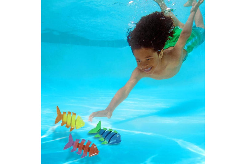 3pc Swimways Wiggle Fish Styx Pool Water Toy Kids Children Swimming Diving Game