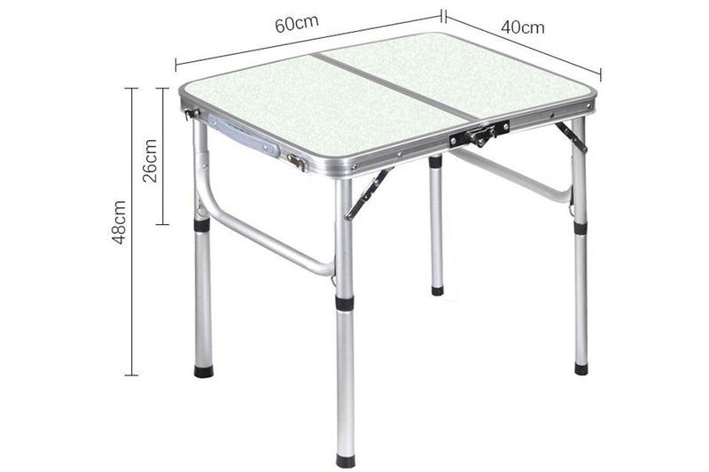 HYPERANNGER Camping Picnic Table with Adjustable Height Legs