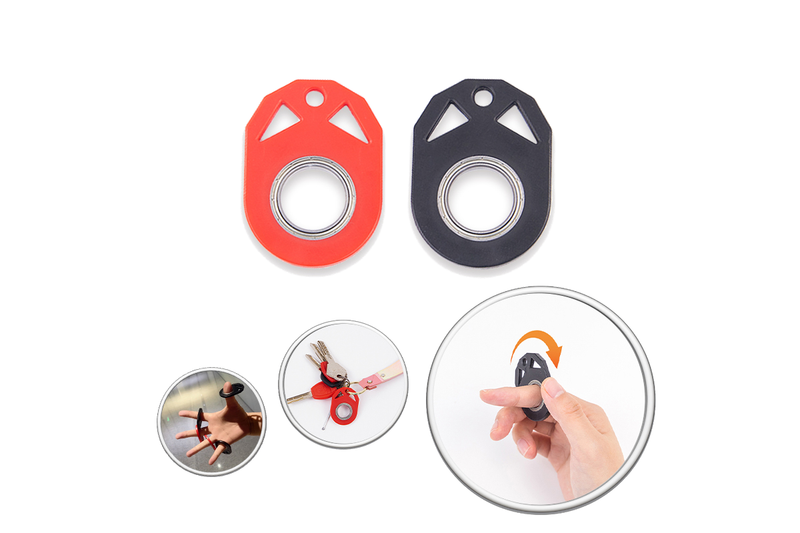 3Pcs Stress Relief Keychain Finger Fidget Spinner Fidget Blocks