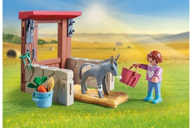 Playmobil: Veterinary Mission with Donkeys (71471)