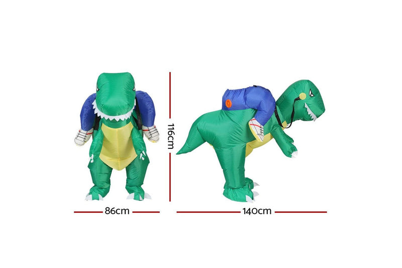 Inflatable Dinosaur Costume Adult Suit Blow Up Party Fancy Dress Halloween Cosplay