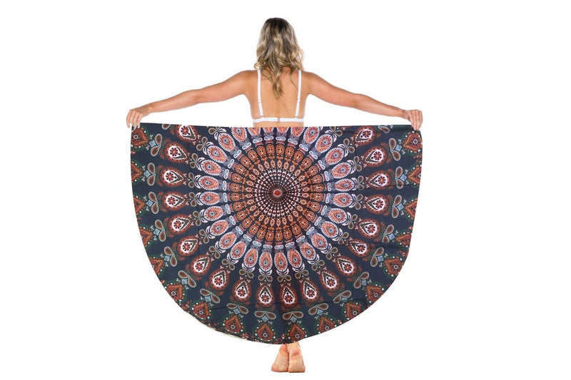 TODO Luxury Edition Chiffon Digital Print Beach Throw Yoga