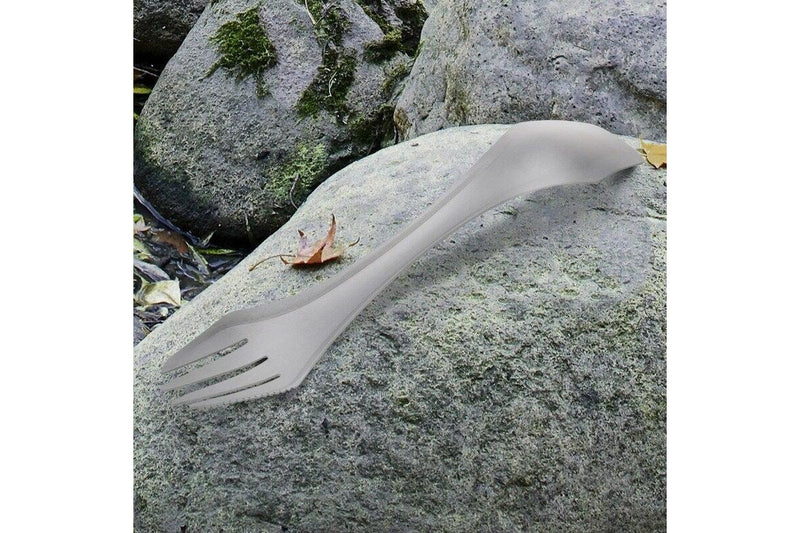 Spoon Fork Picnic Outdoor Traveling Camping Cutlery Titanium Spork Camping Cooking Utensils