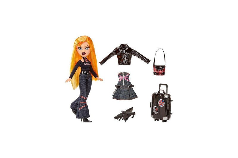 Bratz Pretty 'N' Punk Fashion Dress Up Kids Play Doll Cloe w Poster 29cm 6+