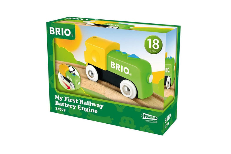 Brio My First Railway Battery Engine Kids Childrens Wooden Play Toy 18M+