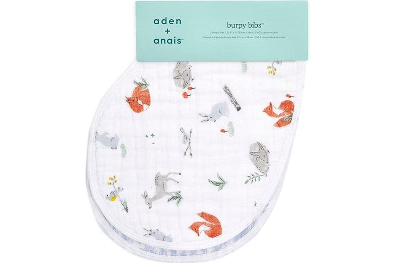 Aden + Anais: Classic Burpy Bib Set - Naturally (2 Pack)