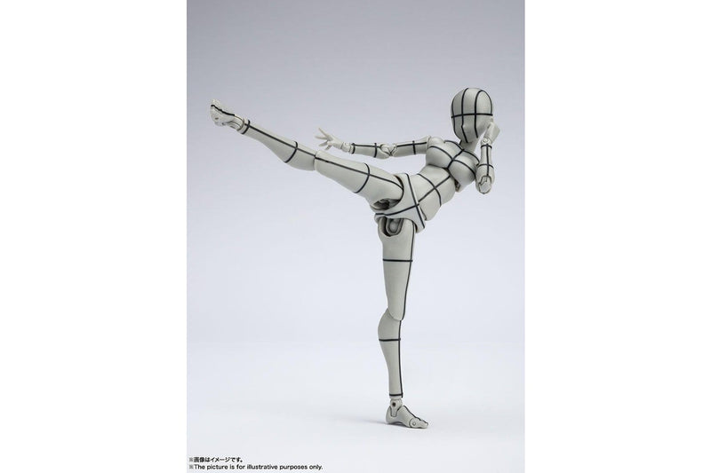 Body-Chan (Kentaro Yabuki Wireframe Gray) - S.H.Figuarts Figure