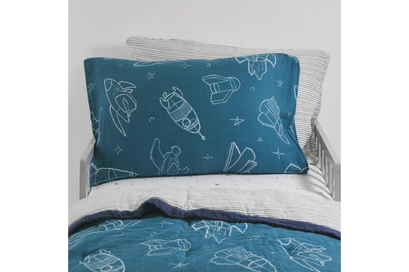 Little Unicorn: Pillowcase Set - Blast Off (2 Pack)