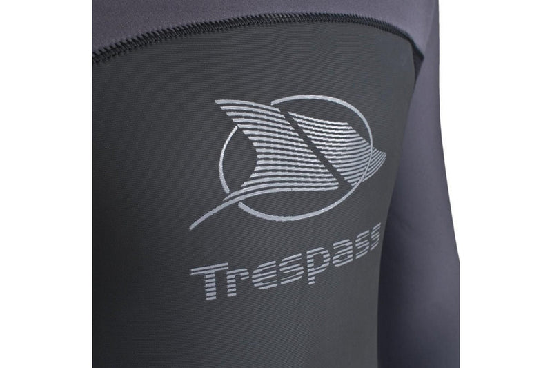 Trespass Diver Mens 5mm Full Length Neoprene Wetsuit (Black) (3XS)